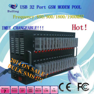 32 Port GSM Bulk SMS Modem with Wavecom Q24 Plus Modem Pool